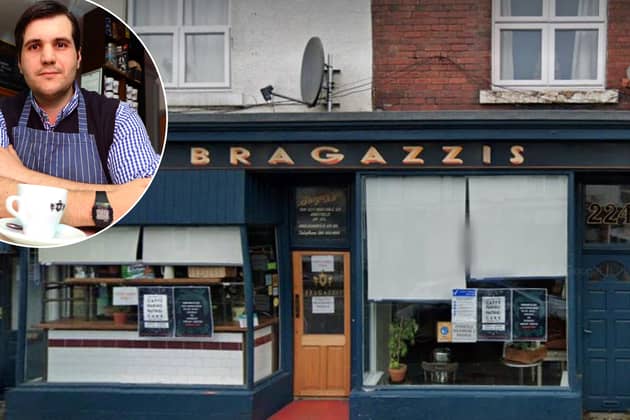 Bragazzis, on Abbeydale Road announced today (October 29) that they had been forced to close down.