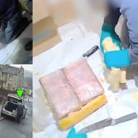 Watch moment police discover tonnes of cocaine hidden inside wheels of cheese