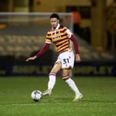 Jonathan Tomkinson spent the 2023/24 season on loan at Bradford City. 