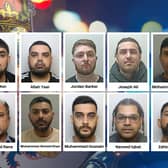 Ten men were jailed