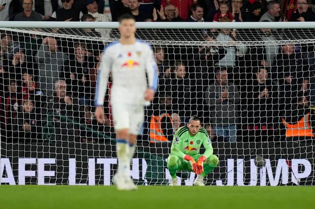 James Trafford's error allowed AFC Bournemouth to take the lead against Leeds United.