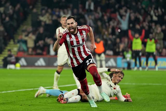 Ben Brereton Diaz put Sheffield United ahead against Wrexham.