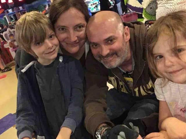 Lisa and Jean-Christophe Verro with their two children Oliver, 7 and Charlotte 5, are fundraising for life-changing MS treatment. Photo provided by family.