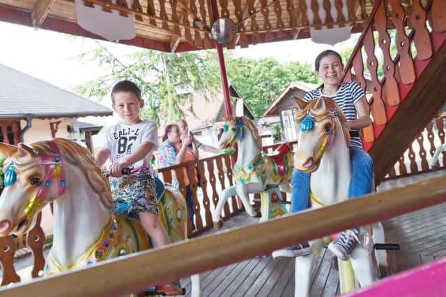 Carousel at Gulliver's Valley.