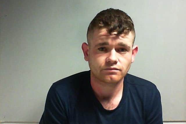 Saul Gentles, wanted by North Yorkshire Police