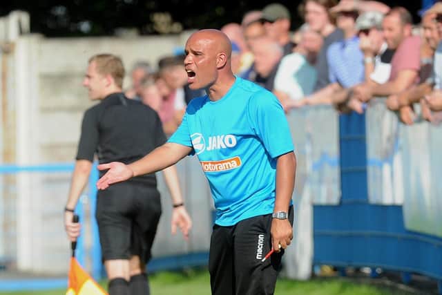 SATISFIED: Guiseley joint-manager Marcus Bignot
