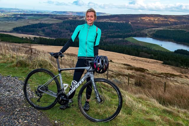 Rachel Cullen who took up cycling when injury meant she couldn't run and her mental health problems returned