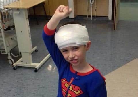Superhero Riley Watkins suffers from two very rare conditions