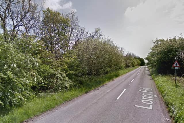 A man's body was found at Long Road near Rotherham on Wednesday morning