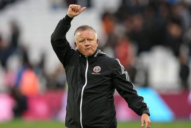Sheffield United manager Chris Wilder. Picture: James Wilson/Sportimage