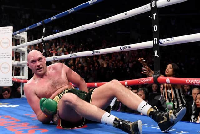 Fury looked down for the count last time, only to make yet another shock comeback. Picture: Harry How/Getty Images