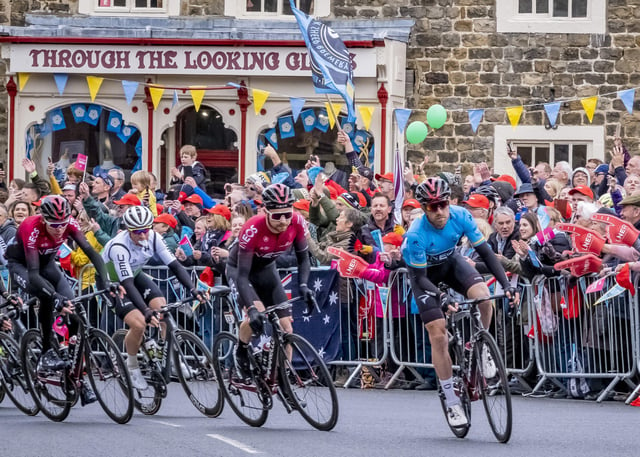 The Tour de Yorkshire 2019 at Masham