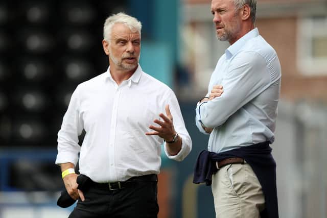 Brian Noble with Toronto coach Brian McDermott. Picture by Paul Currie/SWpix.co,