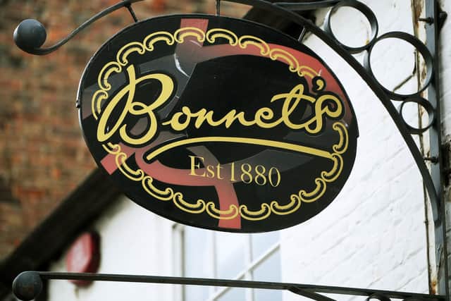 Bonnet's has been in Scarborough since 1880 and in the Fairbank family since 1959