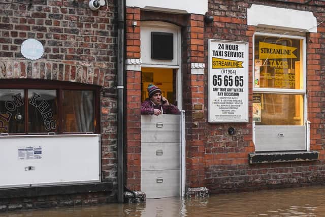 Flood waters in York. Photo: Dan Rowlands / SWNS.com