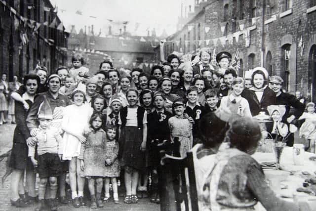 A street party in Kirkstall, Leeds
VE Day (May 8, 1945)