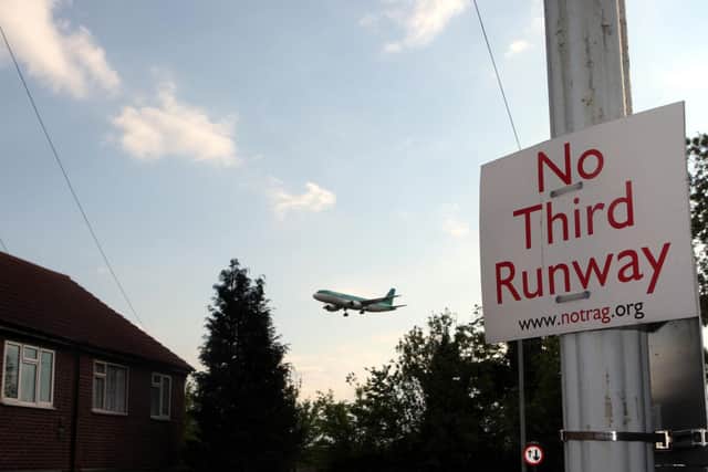 Protests over Heathrow's expansion plan