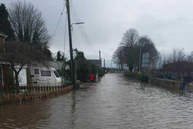At least five properties have been flooded Picture: Humberside Fire and Rescue