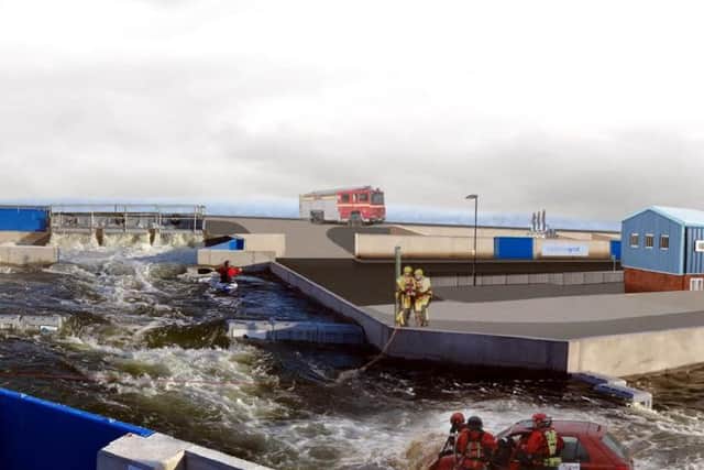CGI image of flood training at The Ark. Photo: University of Hull