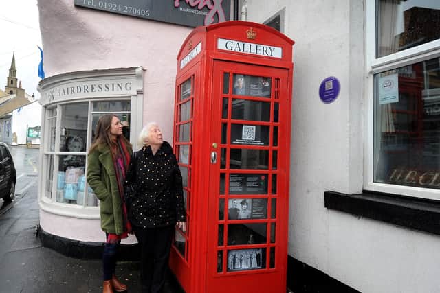 This phone boxin Horbury housed a World War Two exhibition last year.