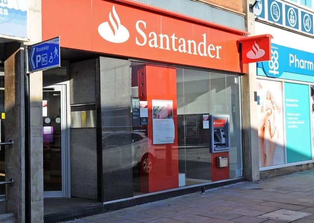 santander and other banks are coming under fire for branch closures.