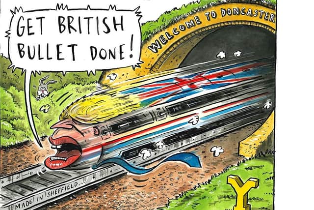 Cartoonist Graeme Bandeira's depiction of the British Bullet.
