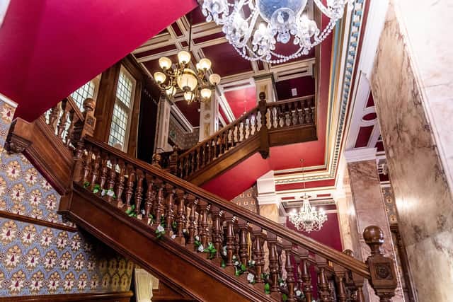 The grand staircase which caught Gary Gee's eye