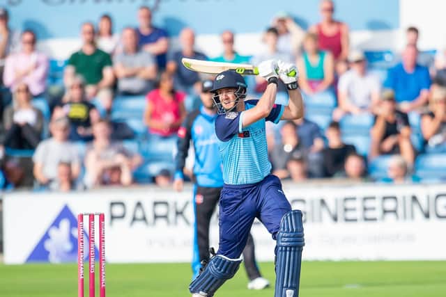 COUNT ME IN: Yorkshire's Tom Kohler-Cadmore will play for the Northern Superchargers. Picture by Allan McKenzie/SWpix.com