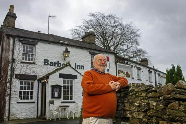 John Grainger, landlord at the Barbon Inn near Kirkby Lonsdale.