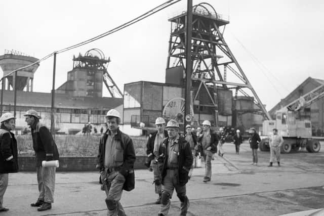 Some 35 years ago, miners returned to work in the pits across Yorkshire. Pic: PA