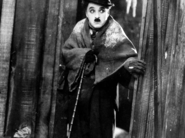 Charlie Chaplin from a scene of the film The Gold Rush. (PA).