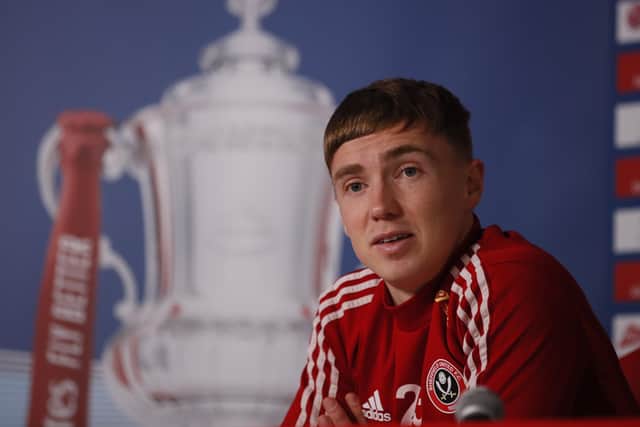 Ben Osborn of Sheffield Utd ahead of the FA Cup fifht-round tie (Picture: Simon Bellis/Sportimage)