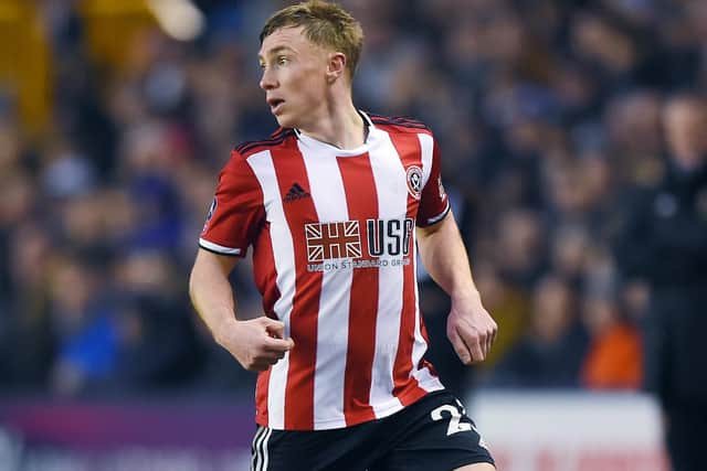 Opportunity knocks: Ben Osborn, a summer signing from Nottingham Forest, could make only his fifth start for Sheffield United in the FA Cup fifth-round tie at Reading. (Picture: Robin Parker/Sportimage)