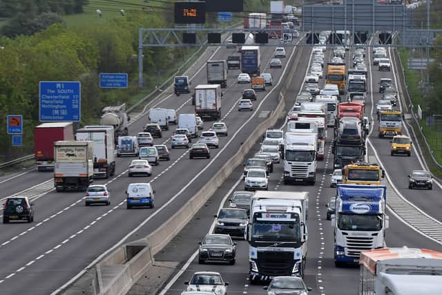 Signs proclaiming Sheffield as the Home of Football could be installed on the M1 outside the city. Picture: Andrew Roe