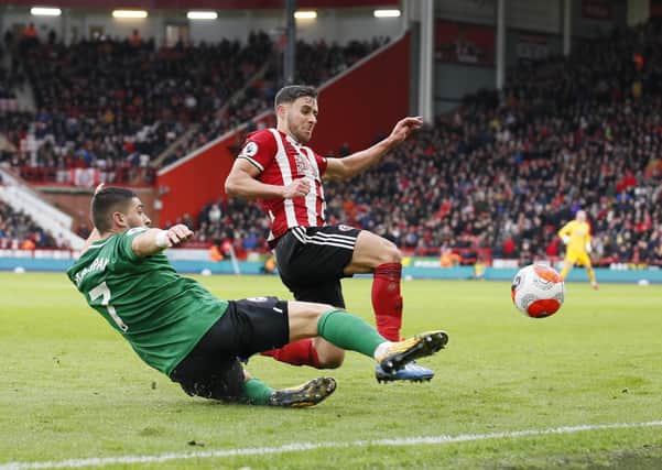 George Baldock in action for Sheffield United.  Picture: Simon Bellis/Sportimage