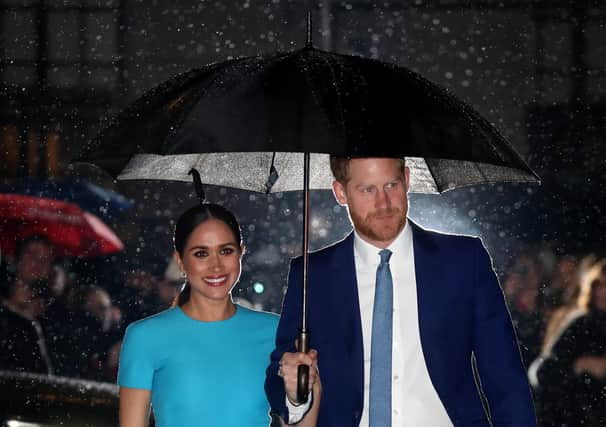 Meghan, Duchess of Sussex and Prince Harry, Duke of Sussex attend The Endeavour Fund Awards at Mansion House on March 05, 2020 in London, England. (Photo by Chris Jackson/Getty Images)