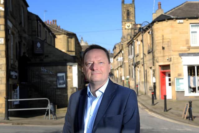 MP for Colne Valley Jason McCartney pictured at Honley, near Huddersfield. Photo: Simon Hulme