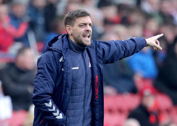 Middlesbrough manager Jonathan Woodgate: Out of bottom three.