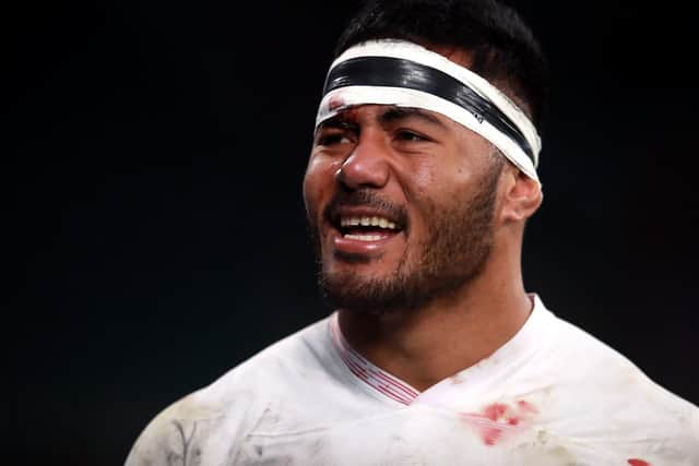 England's Manu Tuilagi after his red card. (Adam Davy/PA Wire)