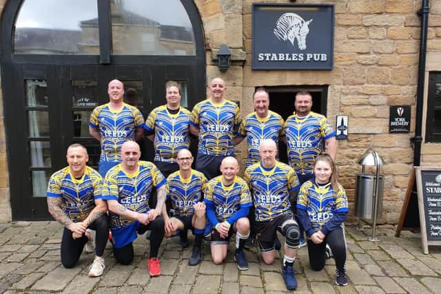 Some of the members of the Weetwood Rhinos masters team which will play against the Leeds Rhinos Select Team in the fundraiser on March 29.