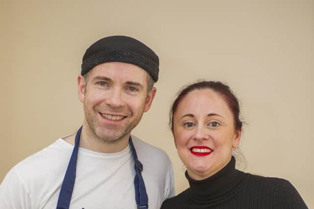 Bruce and Rebecca Elsworth, owner of Elsworth Kitchen, in Skipton.  Picture Tony Johnson