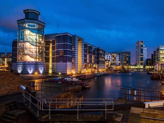 Leeds Dock is now a hub for media and tech companies. (Bruce Rollinson).