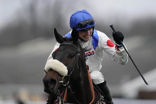 Harry Cobden recorded the biggest win of his career when landing the 2018 King George VI Chase on Cheltenham Gold Cup contender Clan Des Obeaux.