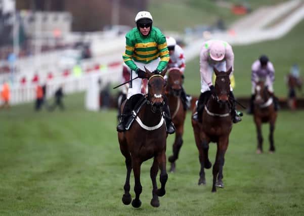 Epatante was an emphatic winner of the Champion Hurdle.