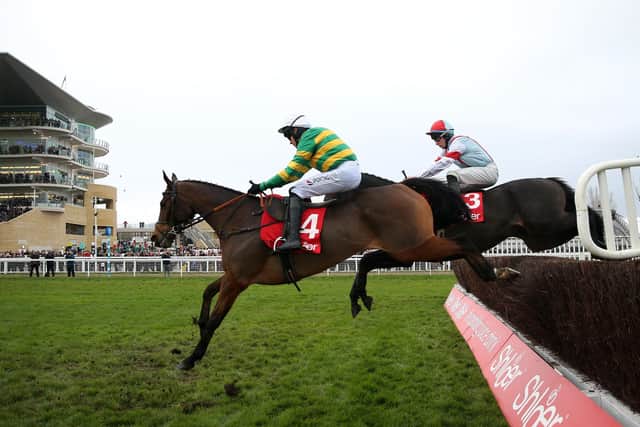 Defi Du Seuil. a dual Cheltenham Festival winner, lines up in today's Queen Mother Champion Chase.