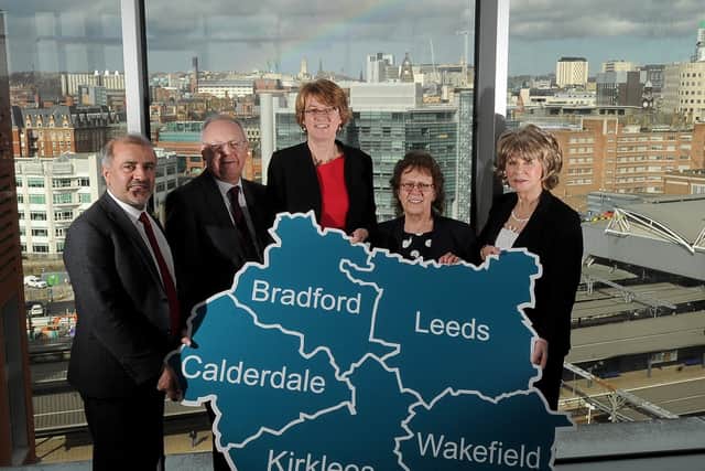 West Yorkshire council leaders celebrate the devolution deal announced in last week's Budget.