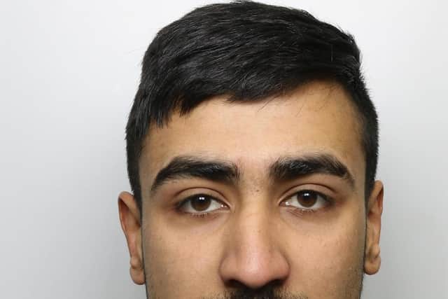 Suleman Khan, 20, of Sandford Road, received life with a minimum of 25 years on Wednesday for the murder of Mohammed Feazan Ayaz. Picture: West Yorkshire Police
