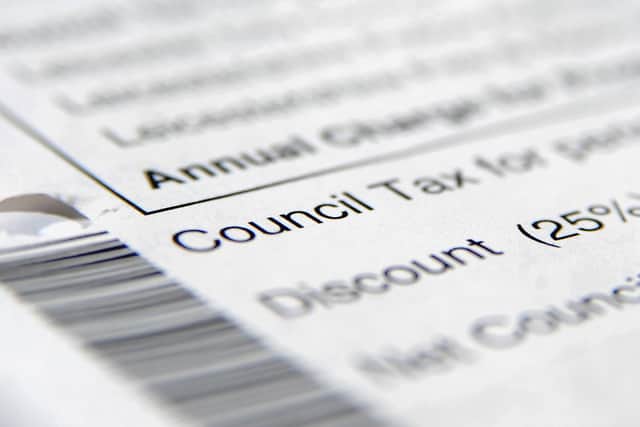 Stock photo of a council tax bill. Photo: PA