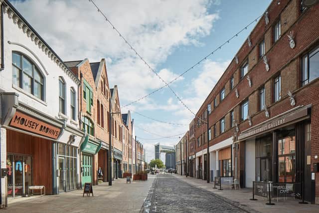 Humber Street is full of independent shops, bars and cafes, along with artists' studios and a performance venue