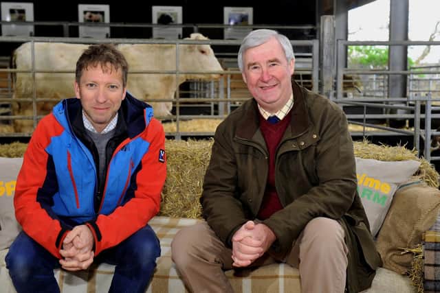 Julian Norton and Peter Wright, stars of the Yorkshire Vet. Picture: Gary Longbottom.